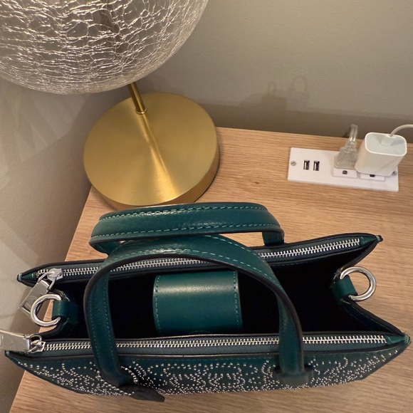 Elegant Green Satchel Bag - Picture 6 of 13